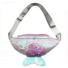 Lightweight Cute Mermaid Party Bag Kids Fanny Pack Waist Bags For Girls